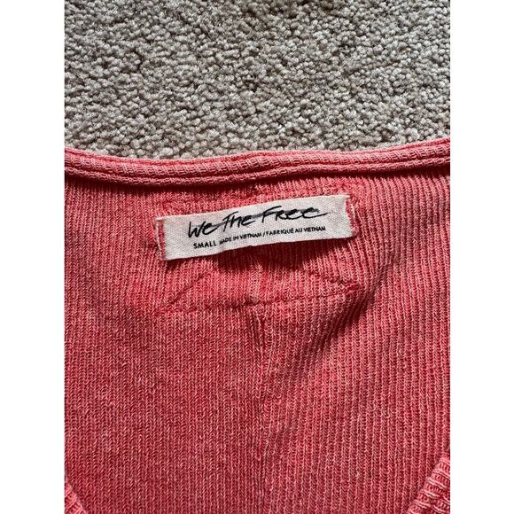 free people‎ layer up tee size small color coral - Picture 4 of 4